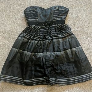 Short black and white